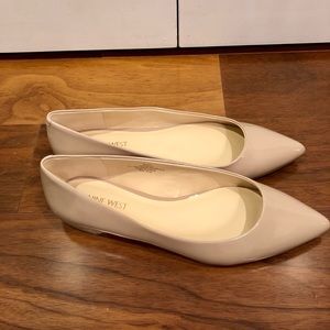 Nude Nine West Flats!